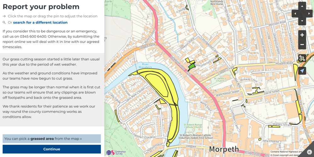 Notices help to manage expectations and provide useful information
